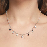 Almond Swarovski Crystal Necklaces